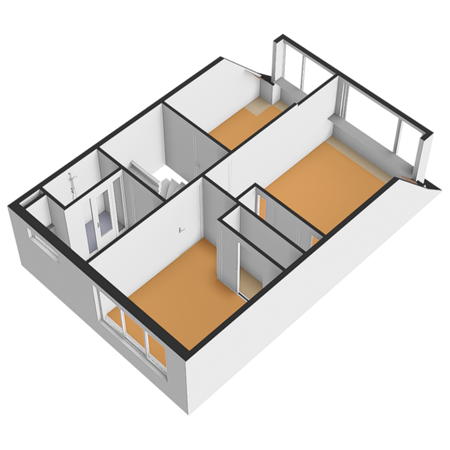 Floorplan - Hondsdraf 47, 3155 WD Maasland