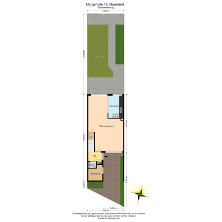 Floorplan - Morgentale 15, 3155 NB Maasland