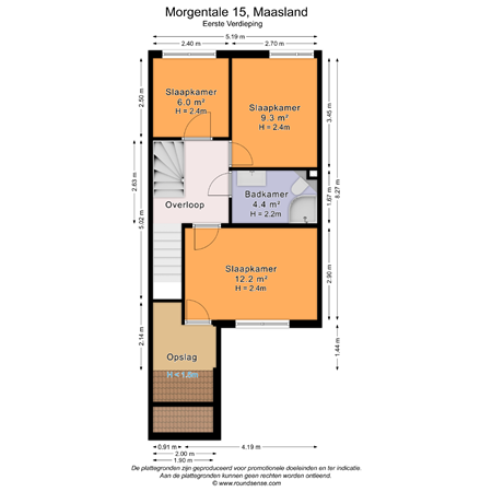 Floorplan - Morgentale 15, 3155 NB Maasland