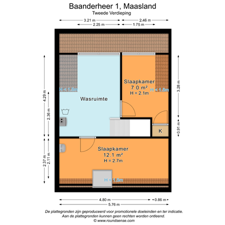 Floorplan - Baanderheer 1, 3155 NA Maasland