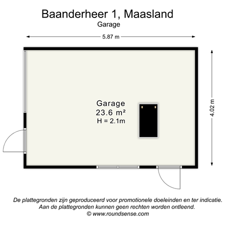 Floorplan - Baanderheer 1, 3155 NA Maasland