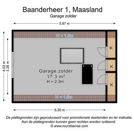 Floorplan - Baanderheer 1, 3155 NA Maasland