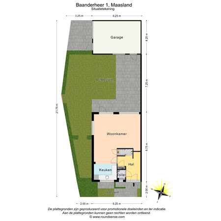 Floorplan - Baanderheer 1, 3155 NA Maasland