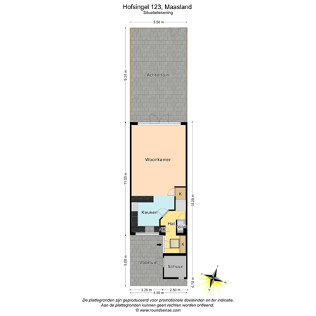 Floorplan - Hofsingel 123, 3155 AL Maasland