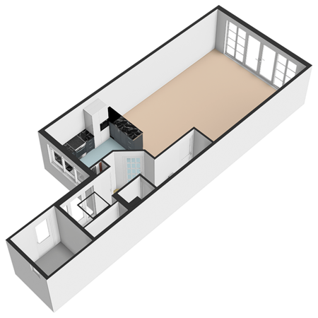 Floorplan - Hofsingel 123, 3155 AL Maasland
