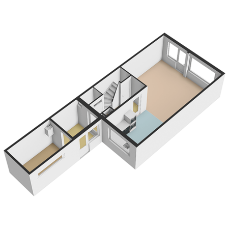Floorplan - Churchilllaan 7, 2625 GS Delft