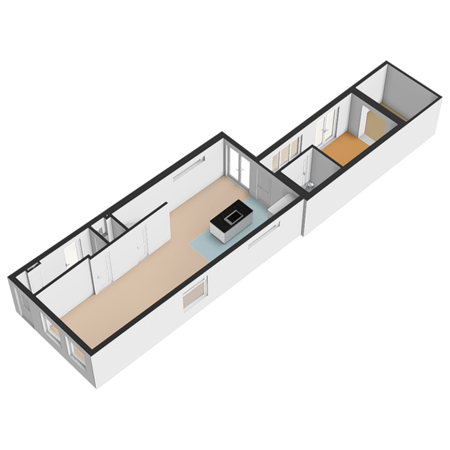 Floorplan - Burg van der Lelijkade 6, 3155 AB Maasland