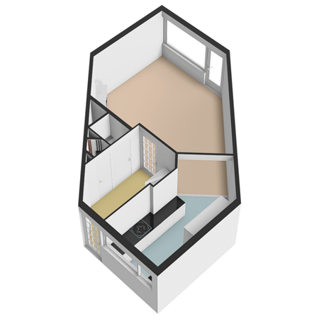 Floorplan - Touwbaan 46, 3142 BV Maassluis