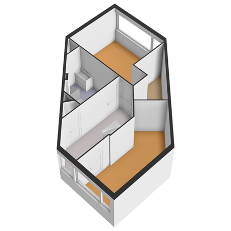 Floorplan - Touwbaan 46, 3142 BV Maassluis