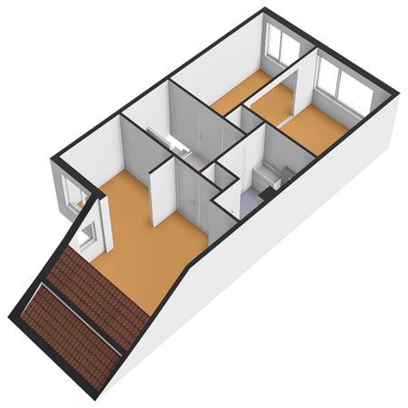 Floorplan - Botting 8, 3155 BW Maasland