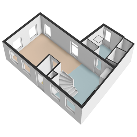 Floorplan - 's-Herenstraat 6, 3155 SH Maasland
