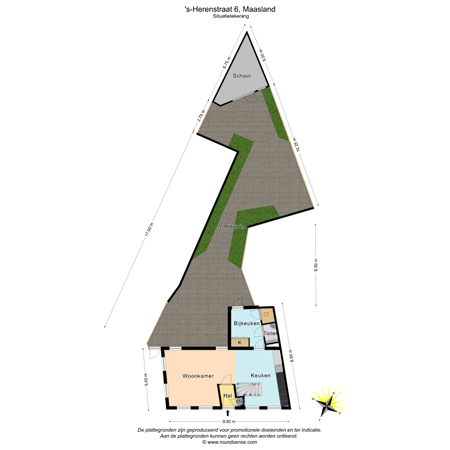 Floorplan - 's-Herenstraat 6, 3155 SH Maasland