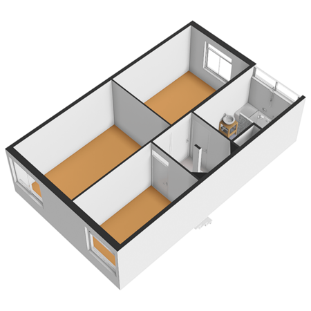 Floorplan - Maasstraat 28, 3181 EJ Rozenburg