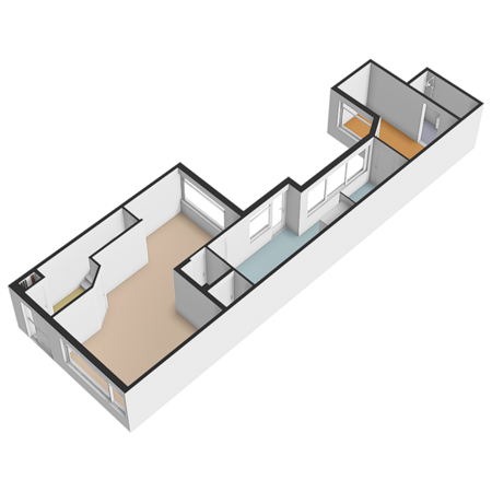 Floorplan - Hofsingel 27, 3155 AL Maasland