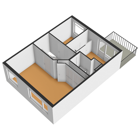 Floorplan - Hofsingel 27, 3155 AL Maasland