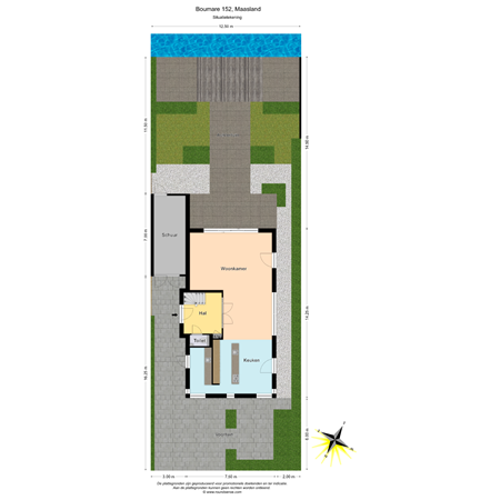 Floorplan - Boumare 152, 3155 PB Maasland
