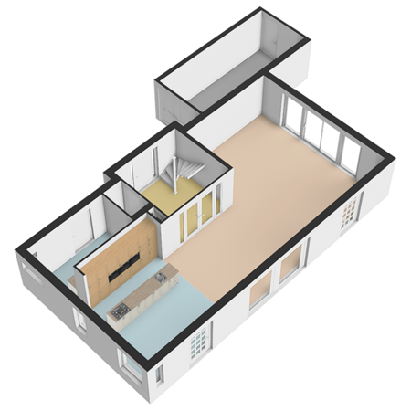 Floorplan - Boumare 152, 3155 PB Maasland