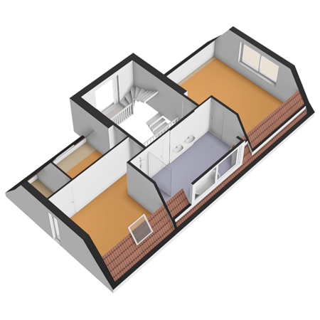 Floorplan - Boumare 152, 3155 PB Maasland
