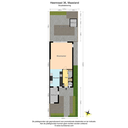 Floorplan - Heemraad 36, 3155 GB Maasland