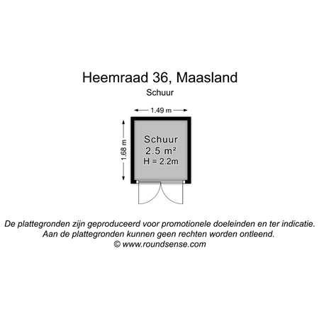 Floorplan - Heemraad 36, 3155 GB Maasland