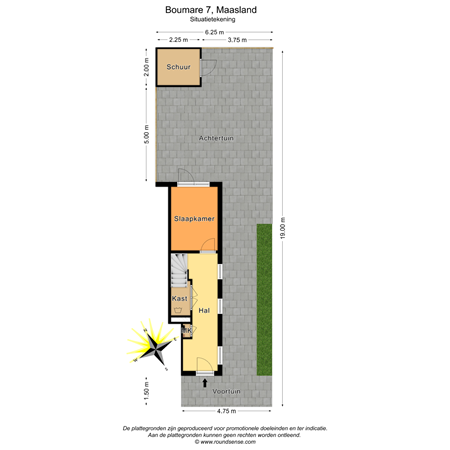 Floorplan - Boumare 7, 3155 PB Maasland