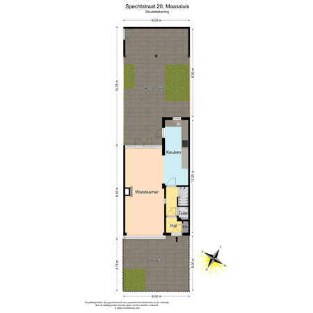 Floorplan - Spechtstraat 20, 3145 XK Maassluis