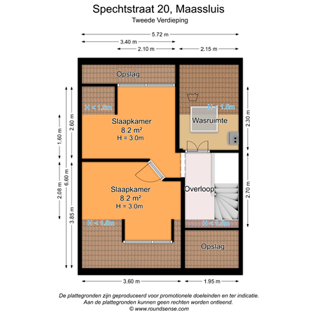 Floorplan - Spechtstraat 20, 3145 XK Maassluis