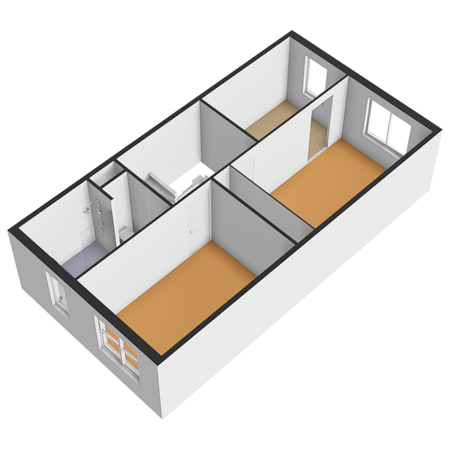 Floorplan - Hildegaarde 1A, 3155 VC Maasland