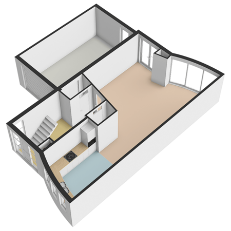 Floorplan - Berkenhof 8, 3155 ER Maasland