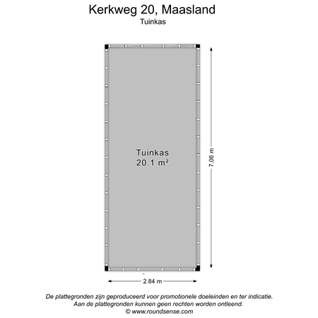 Floorplan - Kerkweg 20, 3155 EC Maasland