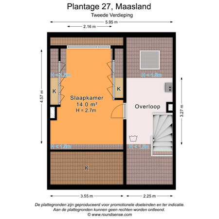 Floorplan - Plantage 27, 3155 AW Maasland