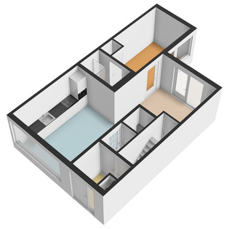 Floorplan - Hofsingel 25, 3155 AL Maasland