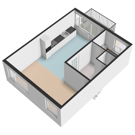 Floorplan - Hofsingel 25, 3155 AL Maasland