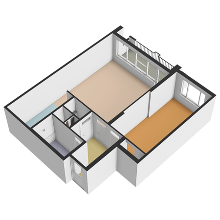 Floorplan - Prinses Beatrixlaan 156, 2286 LE Rijswijk