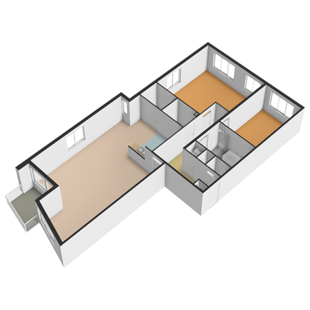 Floorplan - Drijver 91, 3144 GD Maassluis