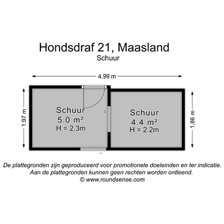 Floorplan - Hondsdraf 21, 3155 WD Maasland