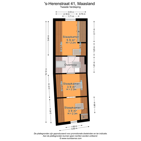 Floorplan - 's-Herenstraat 41, 3155 SK Maasland
