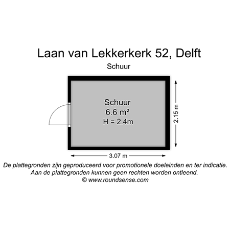 Floorplan - Laan Van Lekkerkerk 52, 2614 MN Delft