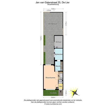 Floorplan - Jan van Galenstraat 25, 2678 GJ De Lier