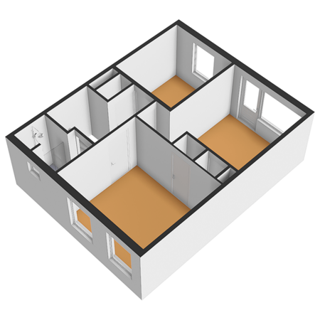 Floorplan - Slot de Houvelaan 25, 3155 VR Maasland