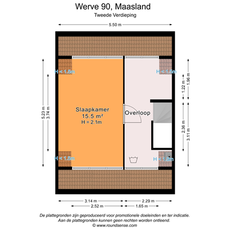 Floorplan - Werve 90, 3155 GM Maasland