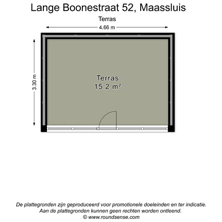Floorplan - Lange Boonestraat 52, 3142 CC Maassluis