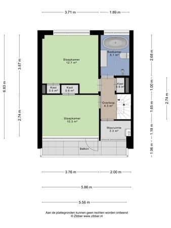 Floorplan - Hildegaarde 14, 3155 VC Maasland