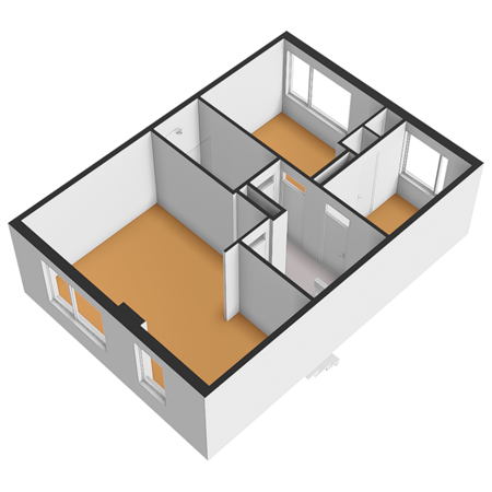 Floorplan - Patrijsstraat 45, 3145 CN Maassluis