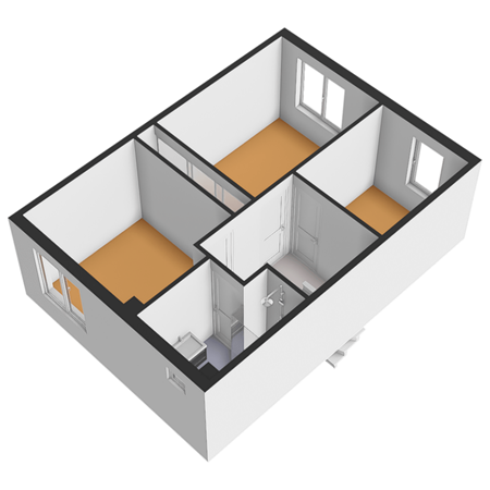 Floorplan - Delkamp 46, 3155 GD Maasland