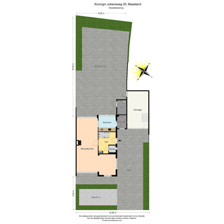 Floorplan - Koningin Julianaweg 20, 3155 XD Maasland