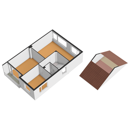Floorplan - Koningin Julianaweg 20, 3155 XD Maasland