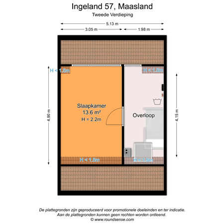 Floorplan - Ingeland 57, 3155 GC Maasland