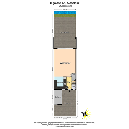 Floorplan - Ingeland 57, 3155 GC Maasland