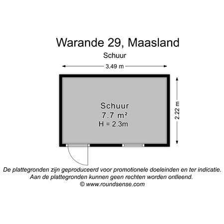 Floorplan - Warande 29, 3155 BS Maasland